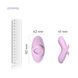 Смарт-вибратор для клитора Svakom Echo 2 Pink Lilac, подогрев до 38 &deg;C, съемная насадка на палец SX2449 фото 3