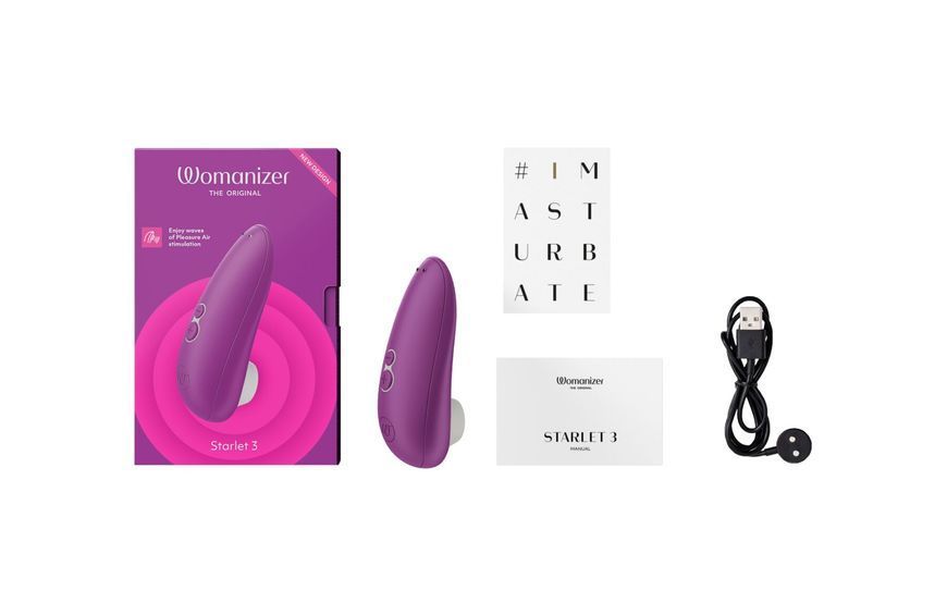 Вакуумный клиторальный стимулятор Womanizer Starlet 3 VIOLET SO8741
