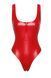 Боді Noir Handmade F352 Red powerwetlook body - M SX1976 фото 6
