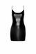 Платье Noir Handmade F307 Mirage, XXL, black, мини, под латекс, открытая спина, декор из стразов SX0283 фото 4