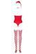 Эротический новогодний костюм в стиле Санта-Клауса Боди Obsessive Kissmas teddy red L/XL (мятая упаковка!!!) SX1153-R фото 5