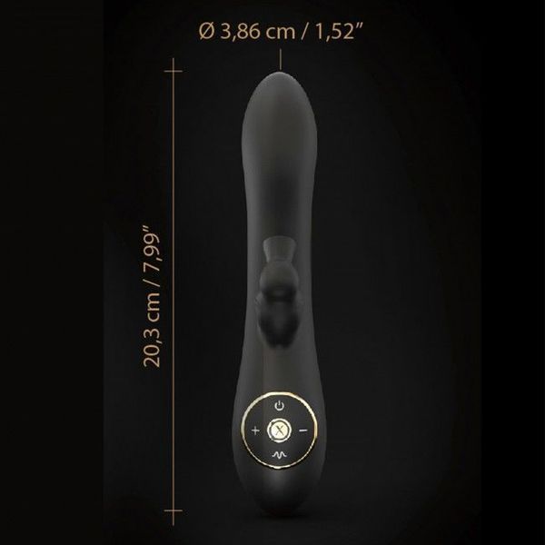 Вакуумний вібратор-кролик Dorcel DIVINE RABBIT з вібрацією, 10 режимів вібрації: 3 режими вакууму SO3818