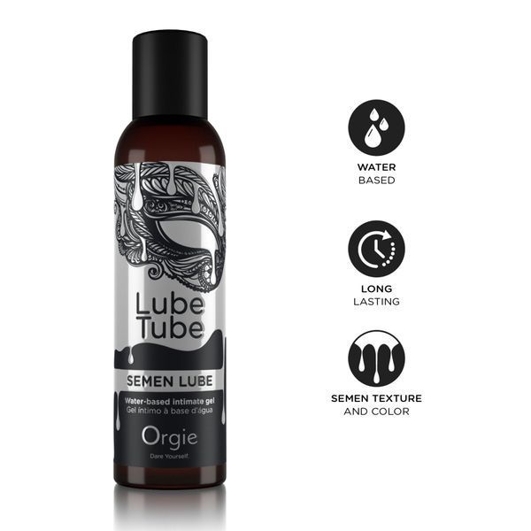 Лубрикант с имитацией спермы Orgie Lube Tube Semen Lube, 150 мл, водная основа, без вкуса и запаха SX1537