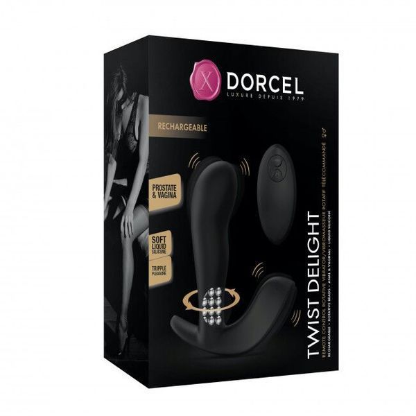 Универсальный вибратор с жемчужным массажем Dorcel TWIST DELIGHT SO5080