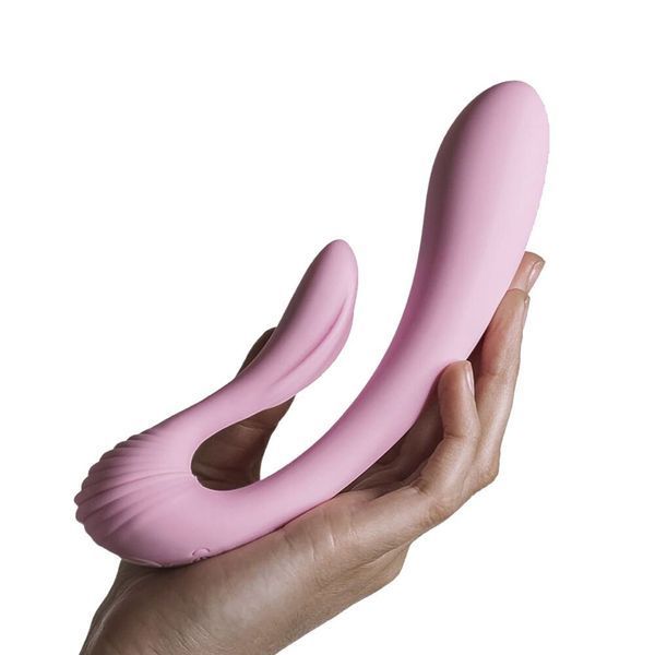 Вибратор Adrien Lastic G-wave вагинально-клиторальный, 2 мотора, универсальный AD10891
