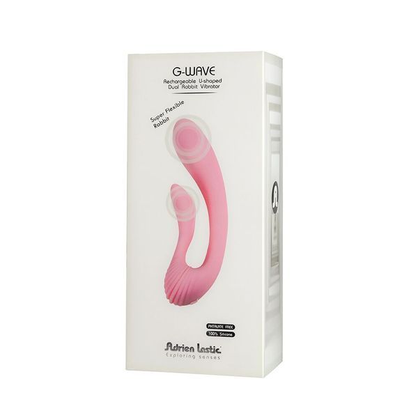 Вибратор Adrien Lastic G-wave вагинально-клиторальный, 2 мотора, универсальный AD10891