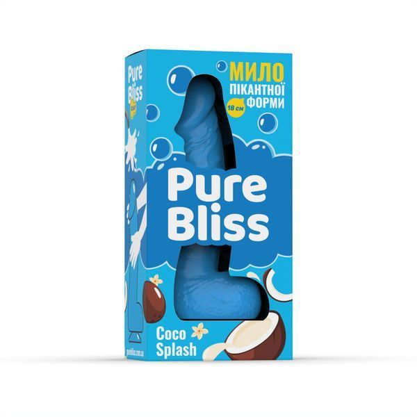 Ароматное мыло пикантной формы Pure Bliss Blue Coco Splash (Кокосовое молоко) 18 см SX3030