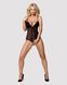 Сетчатое боди с открытыми ягодицами Obsessive 841-TED-1 teddy S/M, черный SO7184 фото 3