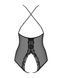 Сетчатое боди с открытыми ягодицами Obsessive 841-TED-1 teddy S/M, черный SO7184 фото 6