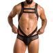 Мужское эротическое сетчатое боди Passion 045 VICTOR XXL/XXXL Black, экокожа, сетка SO7608 фото 1