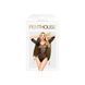 Боди Penthouse Midnight Visit S/L Black, глубокая горловина, вырез на спине, рукава SO6435 фото 3