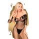 Бодістокінг з імітацією ліфа Penthouse - High Profile Black XL SO5266 фото 1
