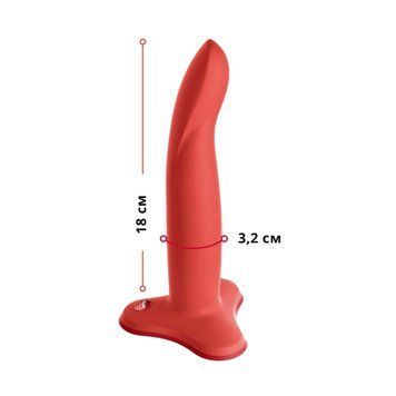 Фаллоимитатор Fun Factory LIMBA FLEX M, коралловый, гибкий, с эффектом памяти, подходит для точки G SX0995