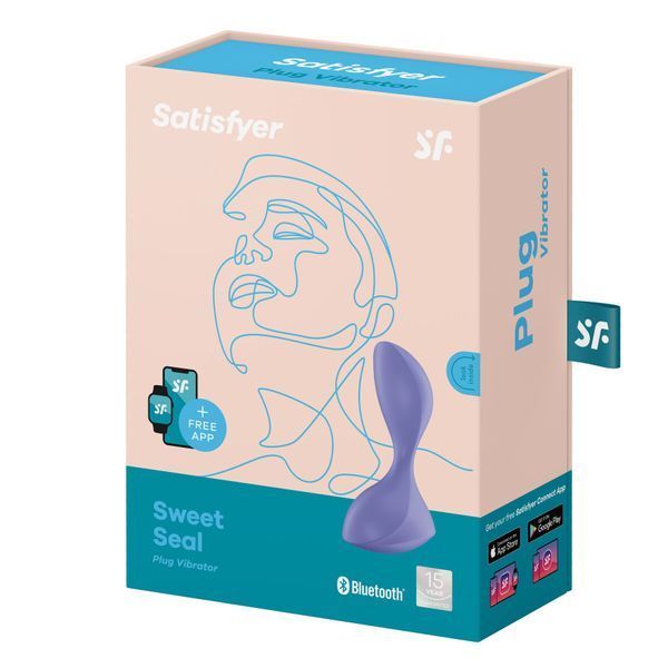 Анальна смартпробка з вібрацією Satisfyer Sweet Seal Lilac SO6732