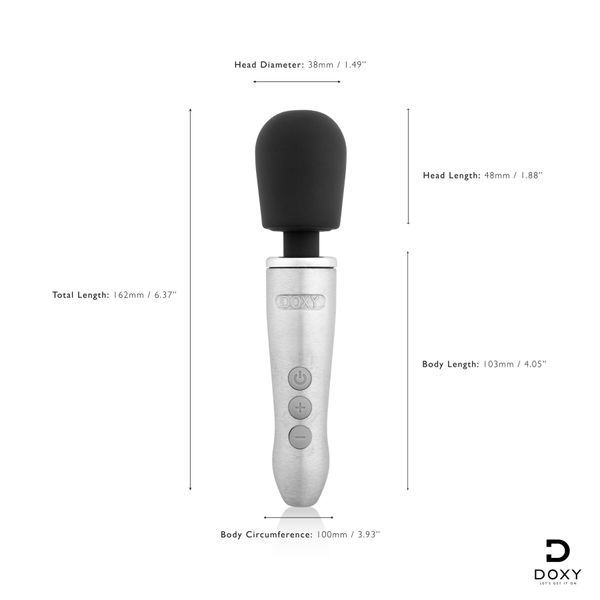 Вібромасажер DOXY Go, компактний, перезаряджуваний, водостійкий, 6 режимів SX2451