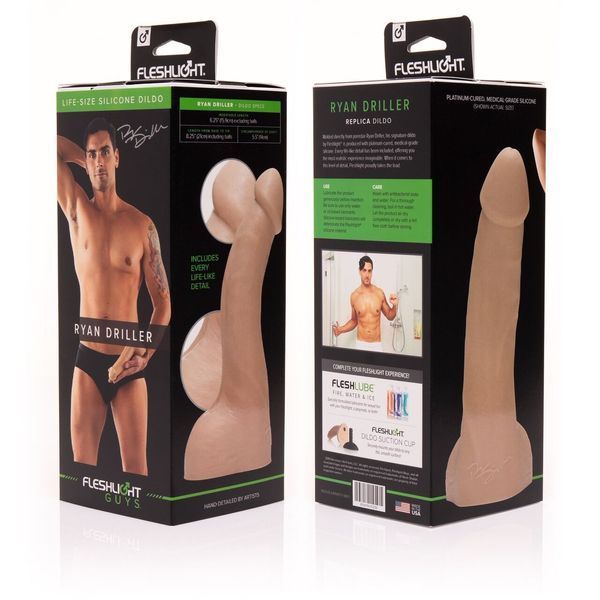 Фалоімітатор Fleshlight Guys: Ryan Driller Dildo, за зліпком пеніса SO5516