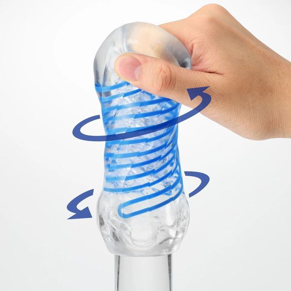 Мастурбатор Tenga Spinner DX 03 Steps, з пружною стимулювальною спіраллю всередині, потужний вплив SX2735