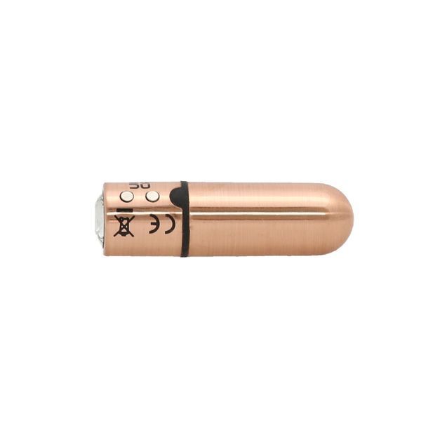 Віброкуля PowerBullet First-Class Bullet 2.5&Prime; з Key Chain Pouch, Rose Gold, 9 режимів вібрації SO6847