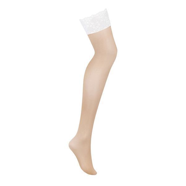 Панчохи Obsessive Heavenlly stockings M/L, широка резинка SO8182