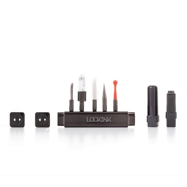 БДСМ-набор LOCKINK Teasing & Impact-Play Black Set SX0825