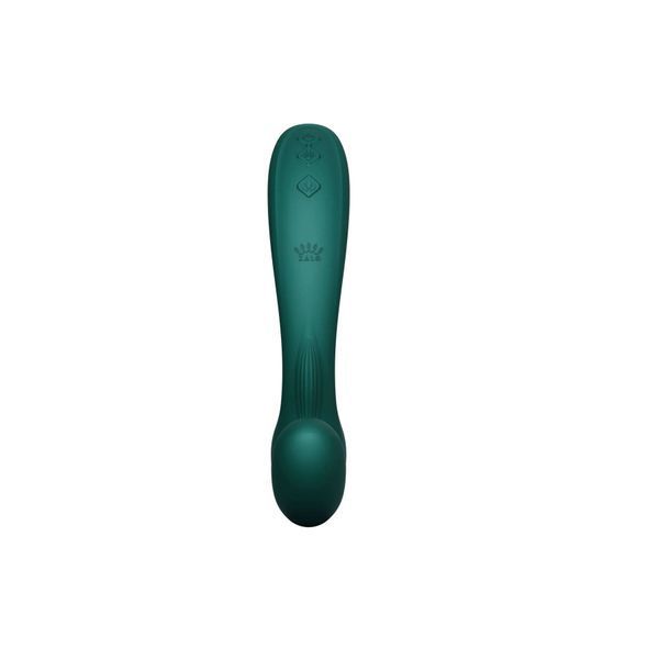 Вибратор-пульсатор с вакуумной насадкой Zalo &ndash; Talis G-Spot PulseWave Vibrator Turquoise Green SX0711