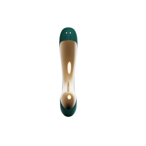 Вибратор-пульсатор с вакуумной насадкой Zalo &ndash; Talis G-Spot PulseWave Vibrator Turquoise Green SX0711