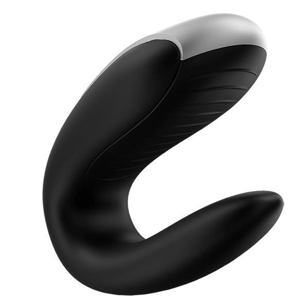 Смарт-вибратор для пар Satisfyer Double Fun (Black) с пультом ДУ SO5058