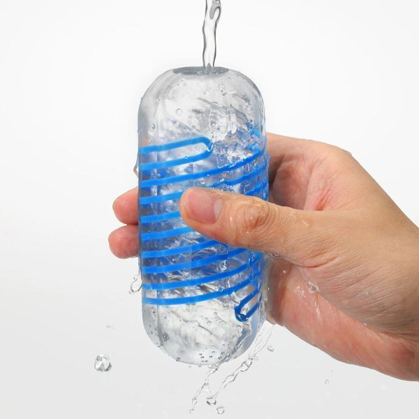 Мастурбатор Tenga Spinner DX 03 Steps, з пружною стимулювальною спіраллю всередині, потужний вплив SX2735