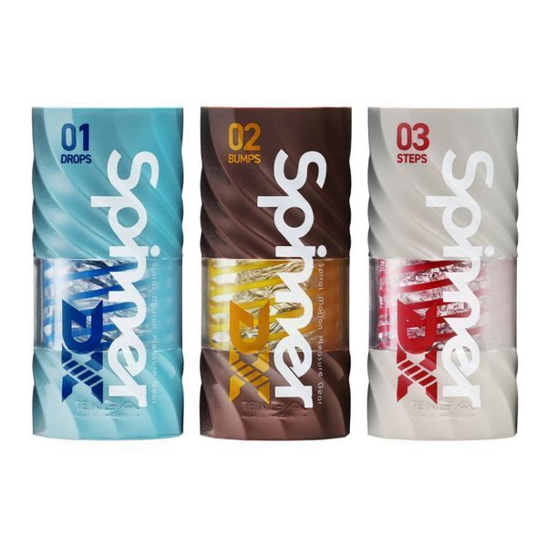Мастурбатор Tenga Spinner DX 03 Steps, з пружною стимулювальною спіраллю всередині, потужний вплив SX2735
