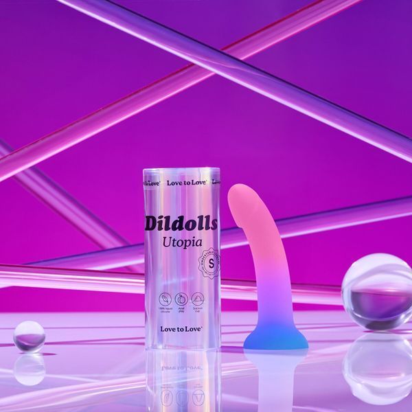 Дилдо с цветным градиентом Love To Love DILDOLLS - UTOPIA S ультрамягкий SX2848