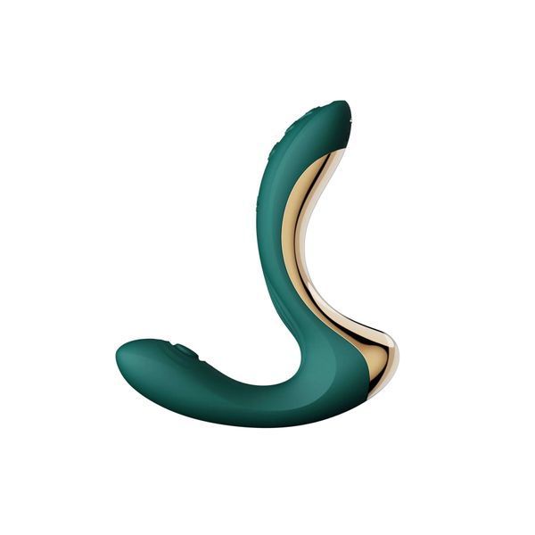 Вибратор-пульсатор с вакуумной насадкой Zalo &ndash; Talis G-Spot PulseWave Vibrator Turquoise Green SX0711