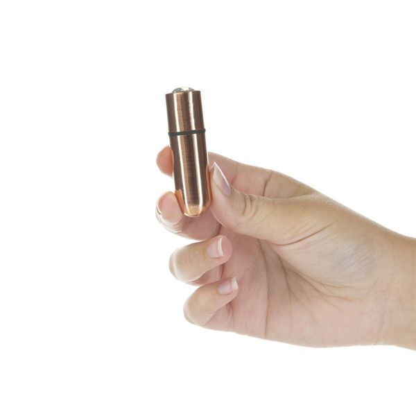 Віброкуля PowerBullet First-Class Bullet 2.5&Prime; з Key Chain Pouch, Rose Gold, 9 режимів вібрації SO6847
