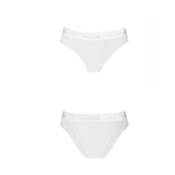 Трусики с прозрачной вставкой Passion PS002 PANTIES S, white SO4197