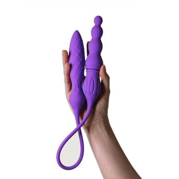 Вибратор двусторонний Adrien Lastic AD-2X с пультом LRS AD108735