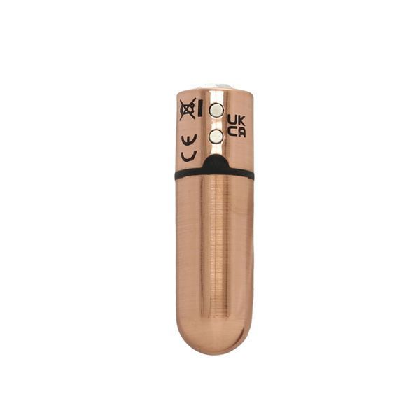 Віброкуля PowerBullet First-Class Bullet 2.5&Prime; з Key Chain Pouch, Rose Gold, 9 режимів вібрації SO6847