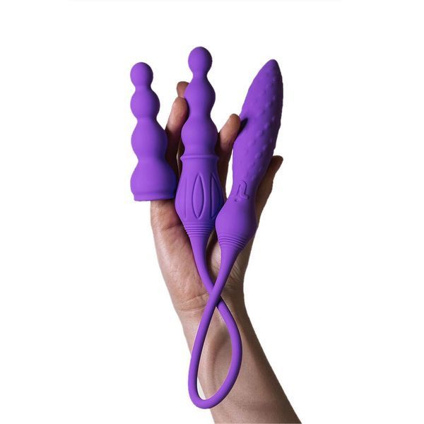 Вибратор двусторонний Adrien Lastic AD-2X с пультом LRS AD108735