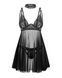 Прозрачный пеньюар Obsessive Donarella babydoll & thong M/L SX1138 фото 3