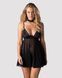 Прозрачный пеньюар Obsessive Donarella babydoll & thong M/L SX1138 фото 1
