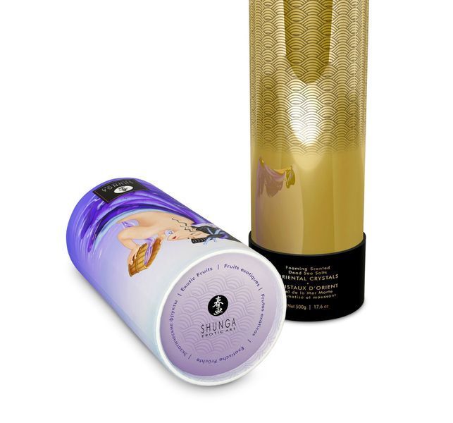 Пінлива сіль для ванни Shunga Dead Sea salt Oriental Crystals &mdash; Exotic Fruits (500 г) SO6895