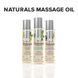 Массажное масло JO Naturals Massage Oil Peppermint & Eucalyptus с эфирными маслами (120 мл) SO6166 фото 5