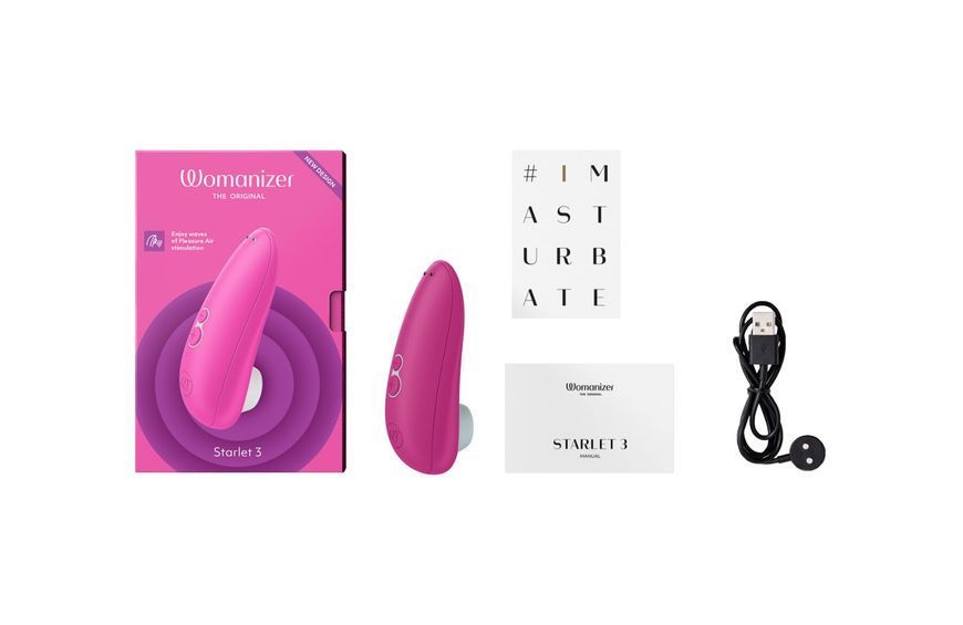 Вакуумний кліторальний стимулятор Womanizer Starlet 3 PINK SO8743