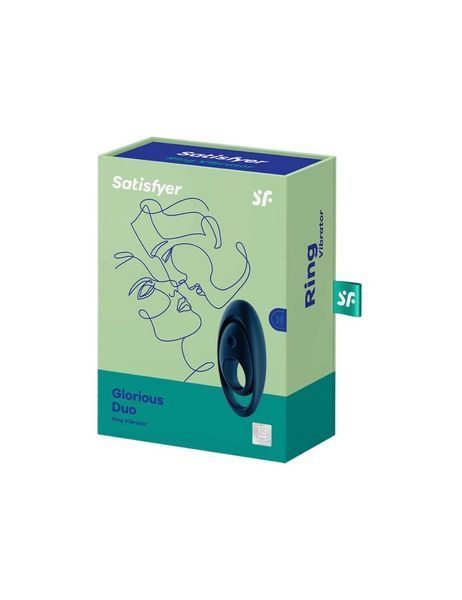 Подвійне ерекційне кільце з вібрацією Satisfyer Glorious Duo SO6130