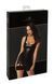 Мини-платье с гартером под кожу Noir Handmade F344 Powerwetlook dress with garter - XL SX2080 фото 8