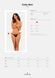 Прозрачные стринги с кружевом Obsessive Celia Noir thong XL/2XL SO7870 фото 7