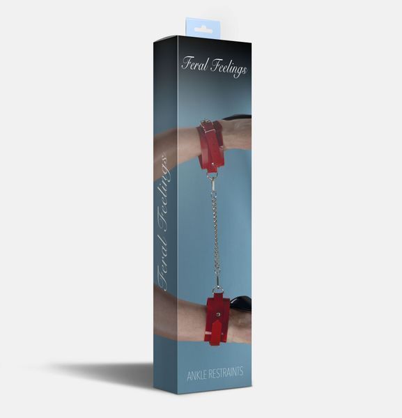 Поножи Feral Feelings - Ankle Restraints Red SO9303
