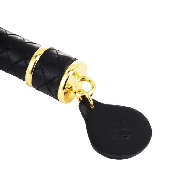 Флогер LOCKINK SEVANDA Red & Black Braided Tail Flogger, червоно-чорний, хвости з вузликами SX0876