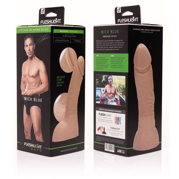 Фалоімітатор Fleshlight Guys: Mick Blue Dildo, за зліпком пеніса SO5517