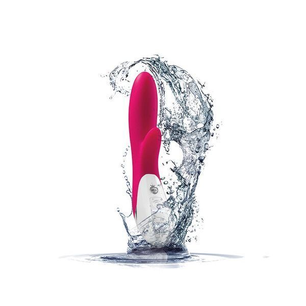 Вибратор-кролик Mystim Danny Divido Pink с глубокой вибрацией, 2 мотора SO2985