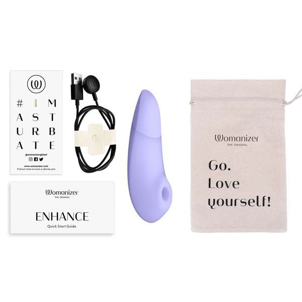 Вакуумный клиторальный стимулятор Womanizer Enhance Lilac SX3126
