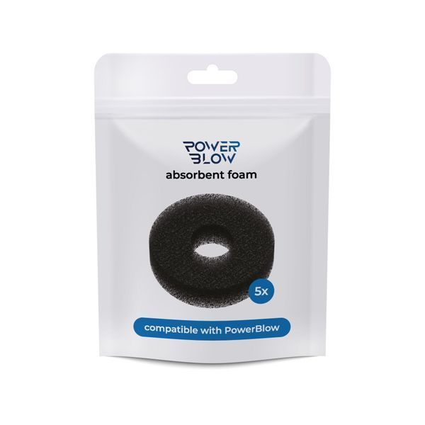 Поглинальна губка Kiiroo Powerblow Absorbent Foam 5 шт, для вакуумної насадки Powerblow SX1225